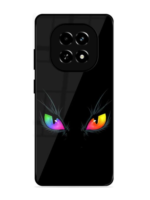 Cat Eyes Glossy Metal Phone Cover for Realme C63 (5G)