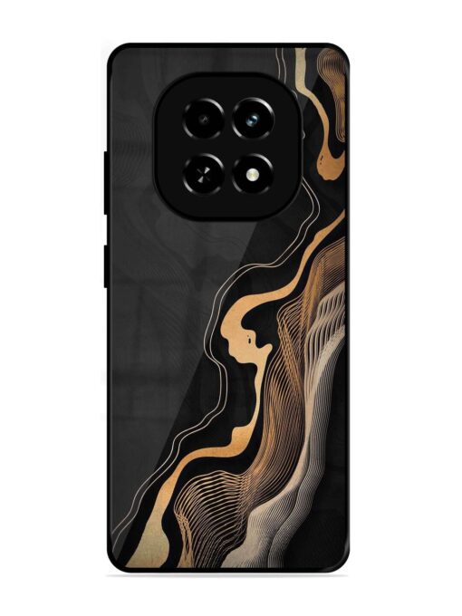 Abstract Art Glossy Metal TPU Phone Cover for Realme C63 (5G) Zapvi