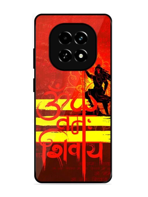 Illustration Lord Shiva Glossy Metal TPU Phone Cover for Realme C63 (5G)