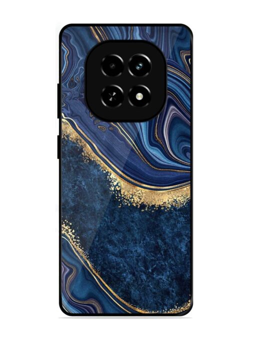 Abstract Background Blue Glossy Metal TPU Phone Cover for Realme C63 (5G) Zapvi