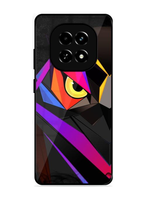 Wpap Owl Glossy Metal Phone Cover for Realme C63 (5G) Zapvi