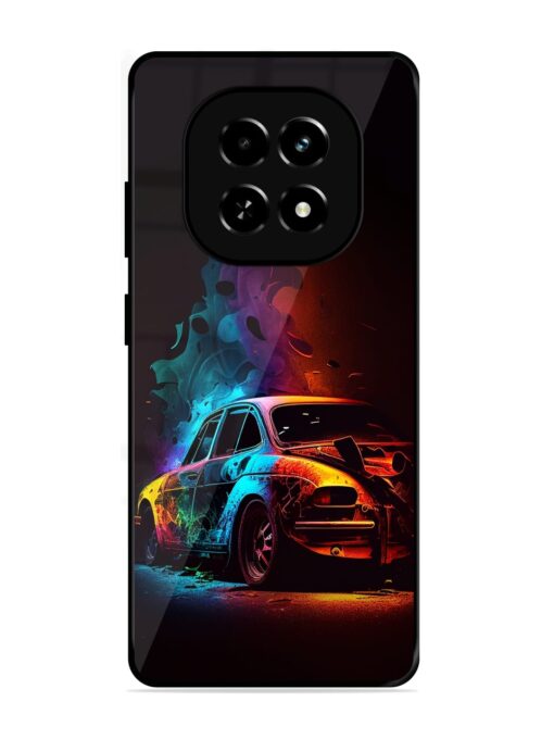 High Classic Car Art Glossy Metal Phone Cover for Realme C63 (5G)