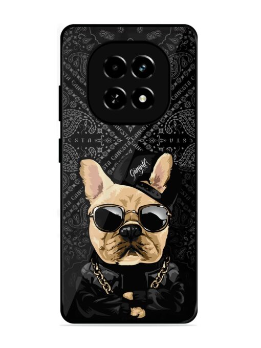 Gangsta Cool Sunmetales Dog Glossy Metal Phone Cover for Realme C63 (5G)