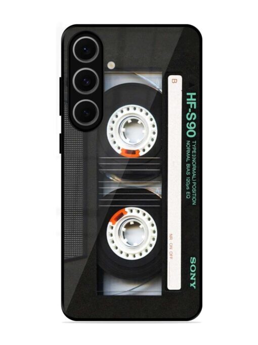 Sony Hf-S90 Cassette Glossy Metal Phone Cover for Samsung Galaxy S24 Fe (5G)