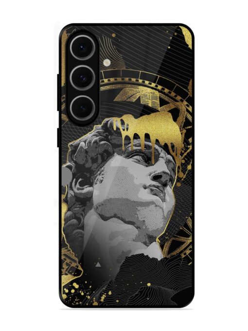 Roman Face Glossy Metal Phone Cover for Samsung Galaxy S24 Fe (5G)