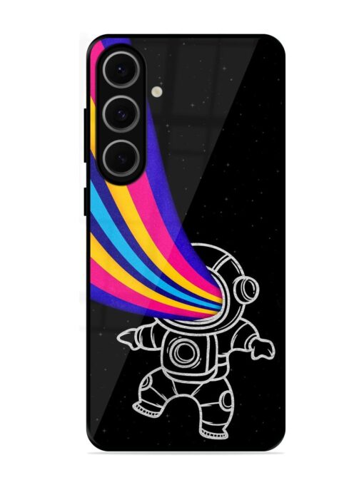 Astronaut Glossy Metal TPU Phone Cover for Samsung Galaxy S24 Fe (5G) Zapvi