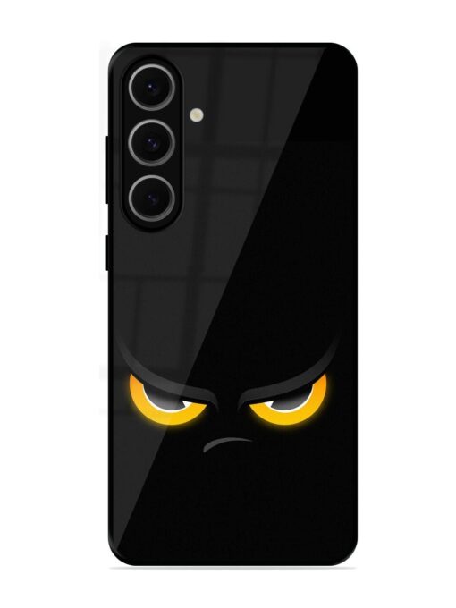 Scary Yellow Eye Glossy Metal TPU Phone Cover for Samsung Galaxy S24 Fe (5G) Zapvi