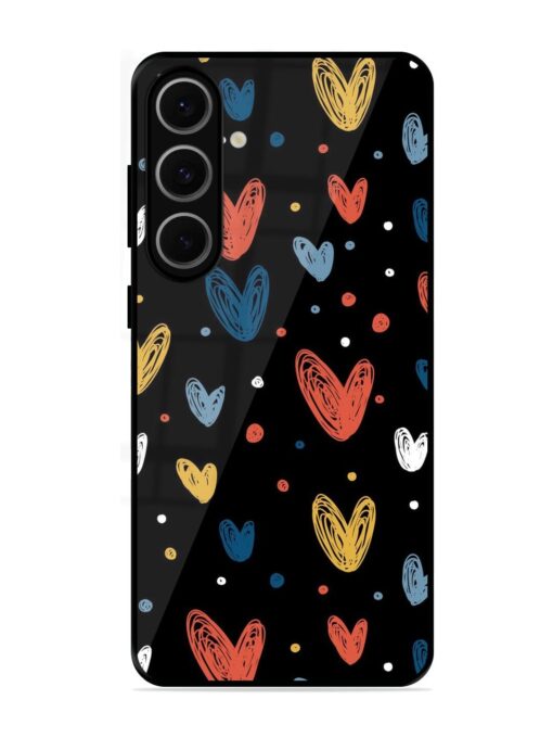 Happy Valentines Day Glossy Metal TPU Phone Cover for Samsung Galaxy S24 Fe (5G)