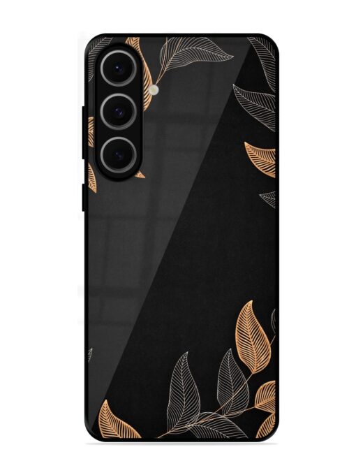 Foliage Art Glossy Metal Phone Cover for Samsung Galaxy S24 Fe (5G)