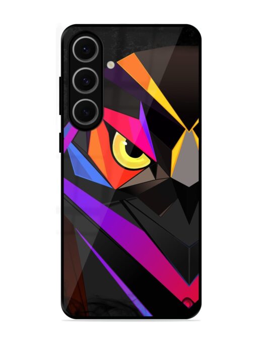 Wpap Owl Glossy Metal Phone Cover for Samsung Galaxy S24 Fe (5G)