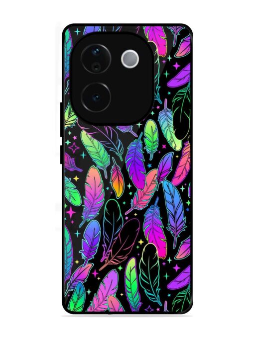 Bright Multi Colored Seamless Glossy Metal Phone Cover for Vivo T3 Pro (5G)