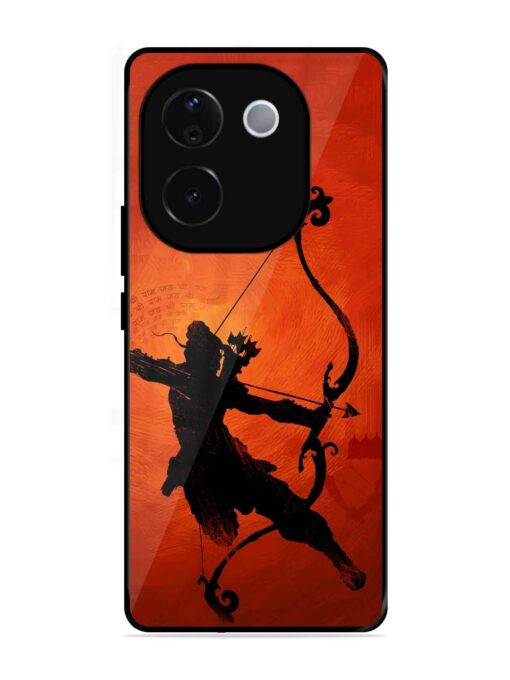 Illustration Lord Rama Glossy Metal Phone Cover for Vivo T3 Pro (5G)