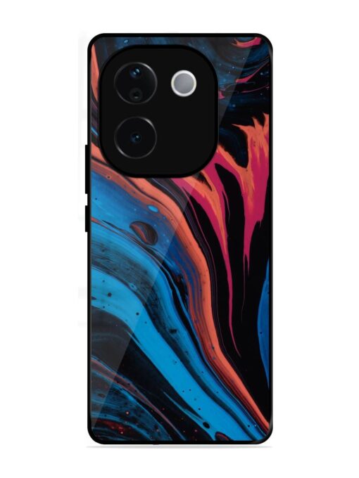 Liquefied Art Glossy Metal TPU Phone Cover for Vivo T3 Pro (5G)