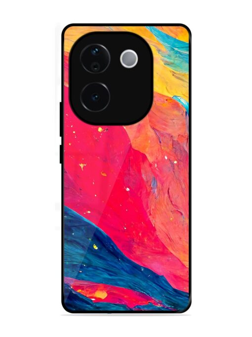 Starry Night Glossy Metal Phone Cover for Vivo T3 Pro (5G)