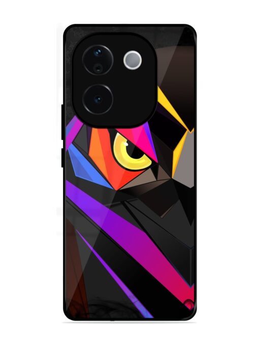 Wpap Owl Glossy Metal Phone Cover for Vivo T3 Pro (5G)