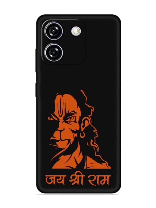 Angry Hanuman Embossed Soft Silicone Case for Lava Yuva Star