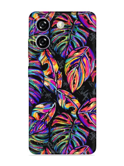 Tropical Seamless Vector Embossed Soft Silicone Case for Lava Yuva Star