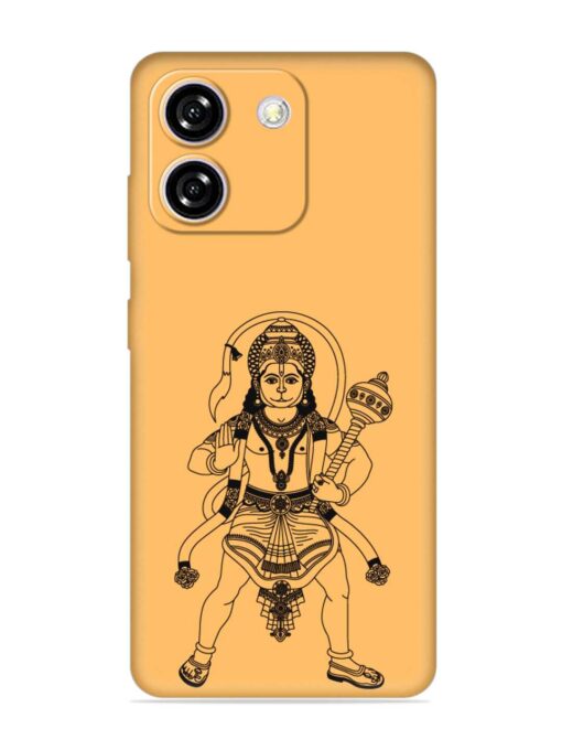 Indian God Hanuman Embossed Soft Silicone Case for Lava Yuva Star