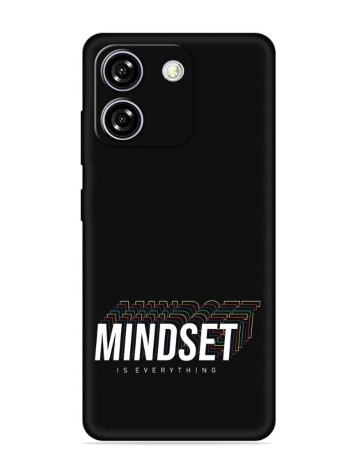 Mindset Everything Slogan Embossed Soft Silicone Case for Lava Yuva Star