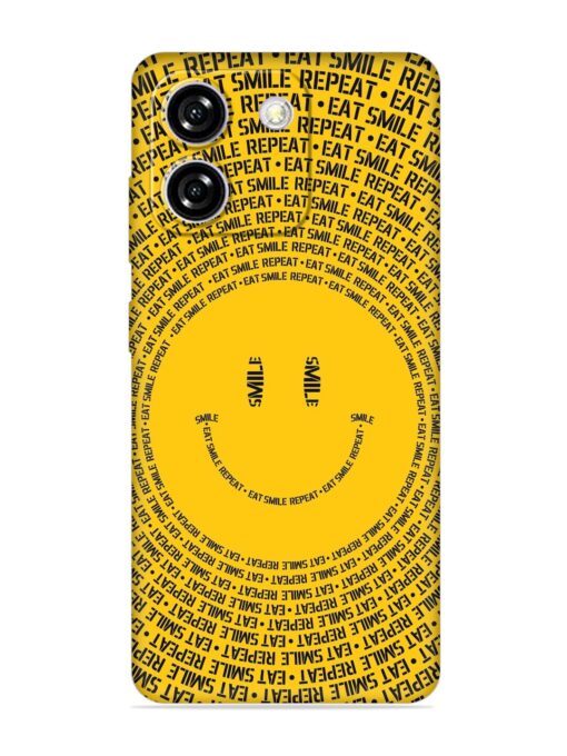 Smiley Embossed Soft Silicone Case for Lava Yuva Star