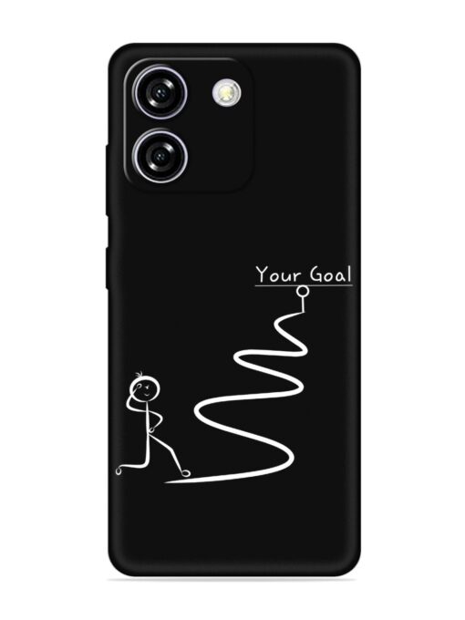 Your Goal Embossed Soft Silicone Case for Lava Yuva Star