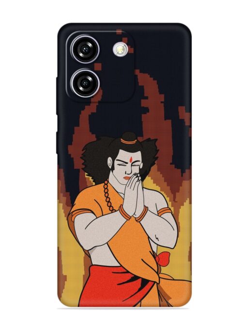 Shree Ram Vector Embossed Soft Silicone Case for Lava Yuva Star