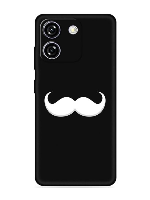 Mustache Vector Embossed Soft Silicone Case for Lava Yuva Star