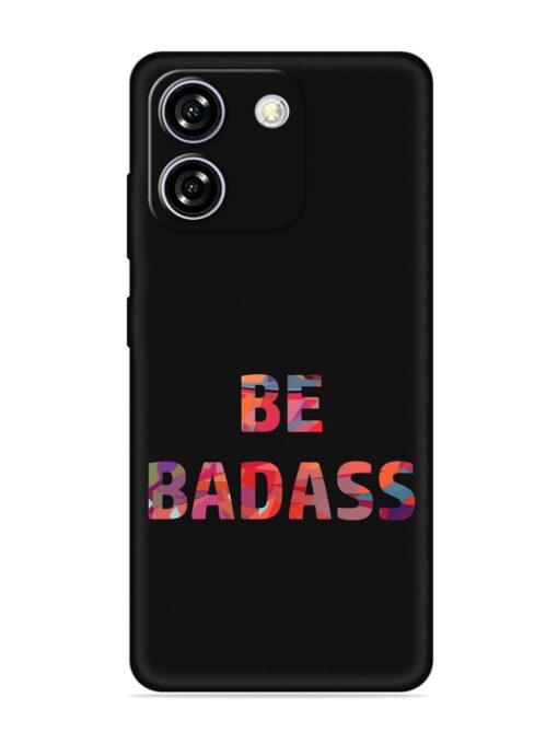 Be Badass Embossed Soft Silicone Case for Lava Yuva Star