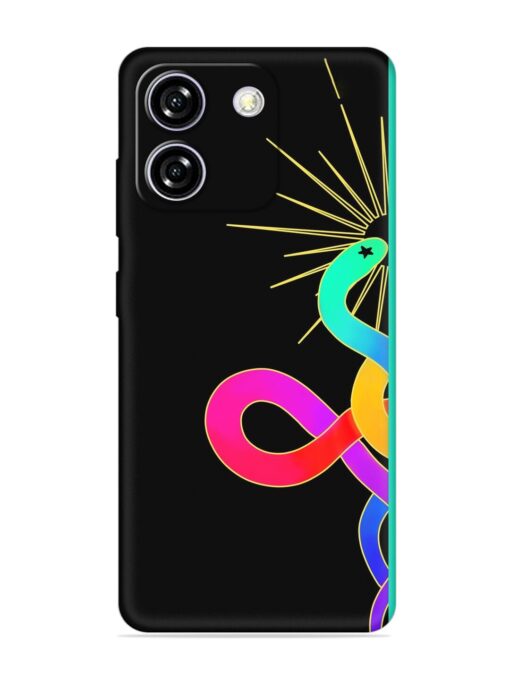 Art Geometric Abstraction Embossed Soft Silicone Case for Lava Yuva Star