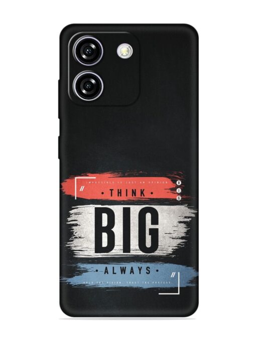 Think Big Always Embossed Soft Silicone Case for Lava Yuva Star