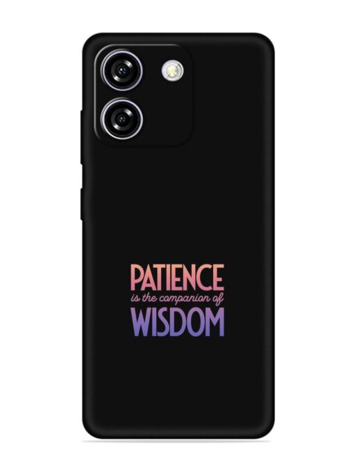 Patience Is The Embossed Soft Silicone Case for Lava Yuva Star