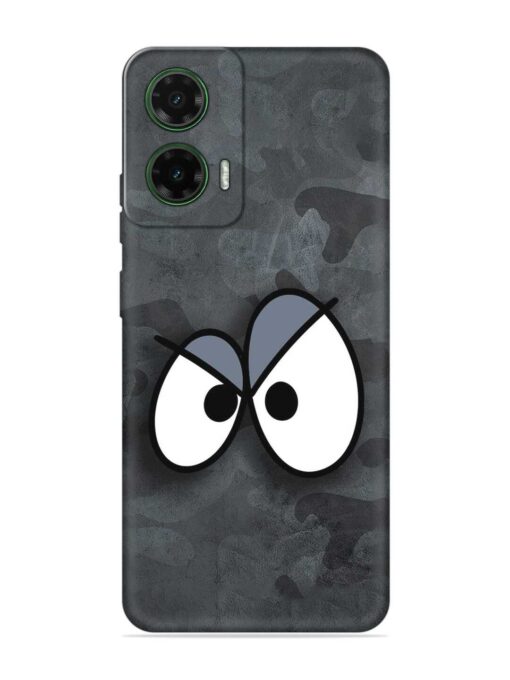 Big Eyes Night Mode Embossed Soft Silicone Case for Motorola Moto G35 (5G)