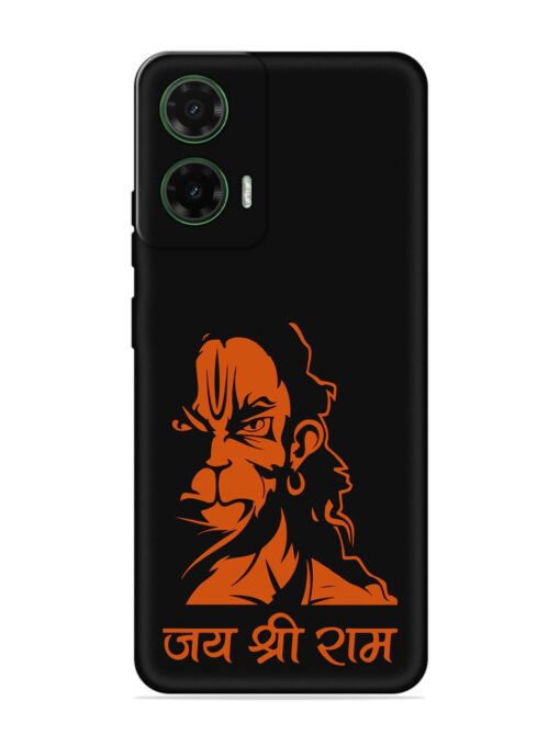 Angry Hanuman Embossed Soft Silicone Case for Motorola Moto G35 (5G)