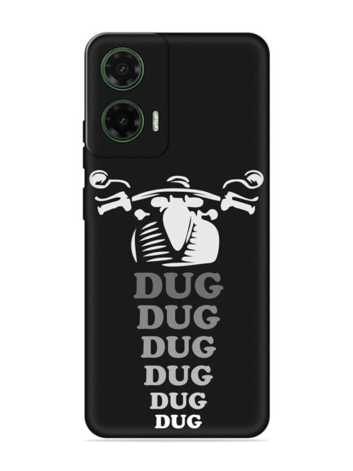 Dug Dug Dug Embossed Soft Silicone Case for Motorola Moto G35 (5G)