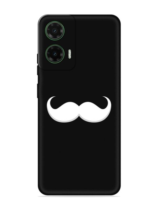 Mustache Vector Embossed Soft Silicone Case for Motorola Moto G35 (5G)