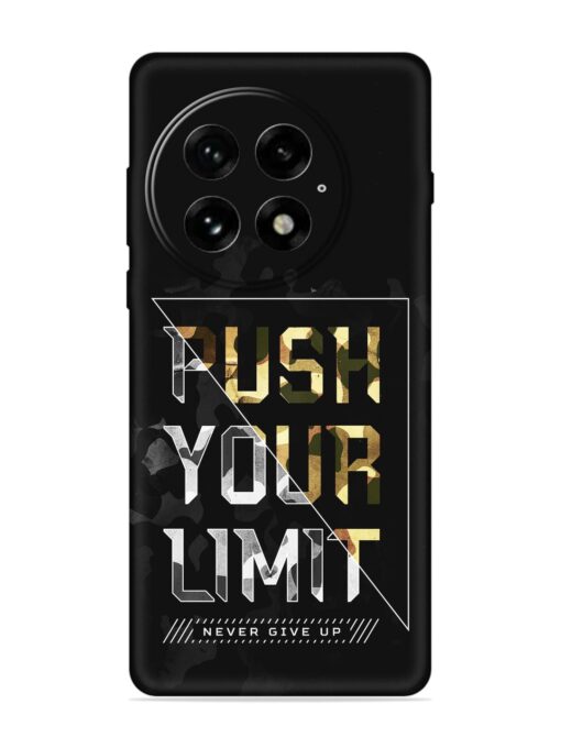 Push Your Limits Embossed Soft Silicone Case for Oneplus 13 (5G)