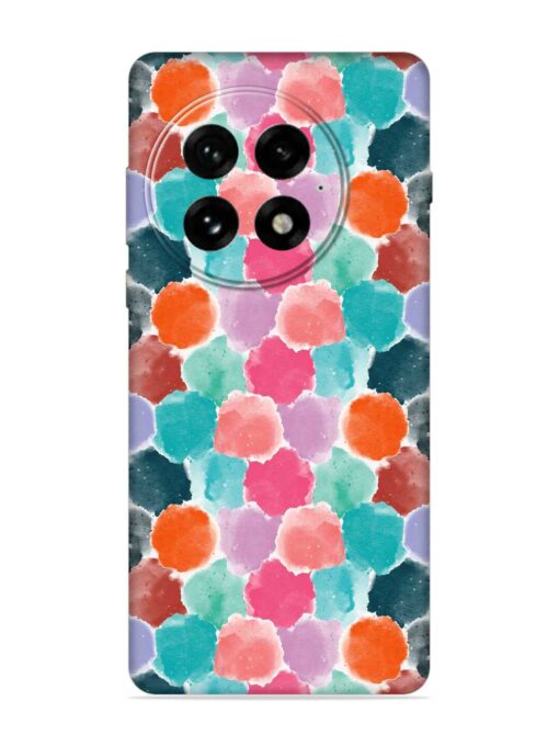 Colorful Seamless Pattern Embossed Soft Silicone Case for Oneplus 13 (5G)