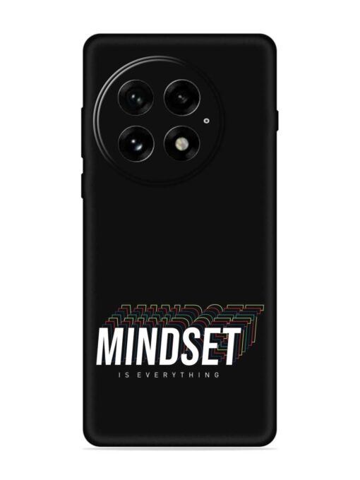 Mindset Everything Slogan Embossed Soft Silicone Case for Oneplus 13 (5G)