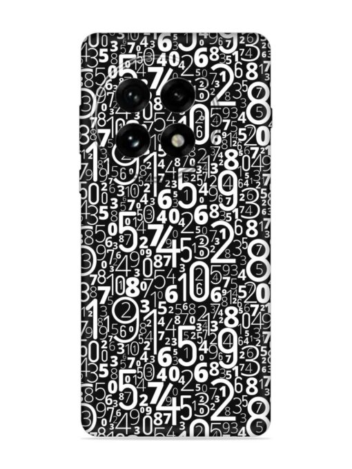 Many Numbers Different Embossed Soft Silicone Case for Oneplus 13 (5G)