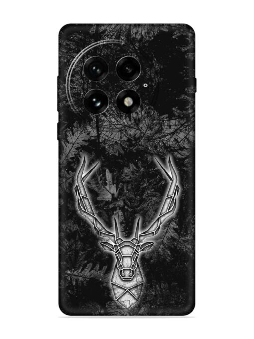 Ancient Deer Embossed Soft Silicone Case for Oneplus 13 (5G)