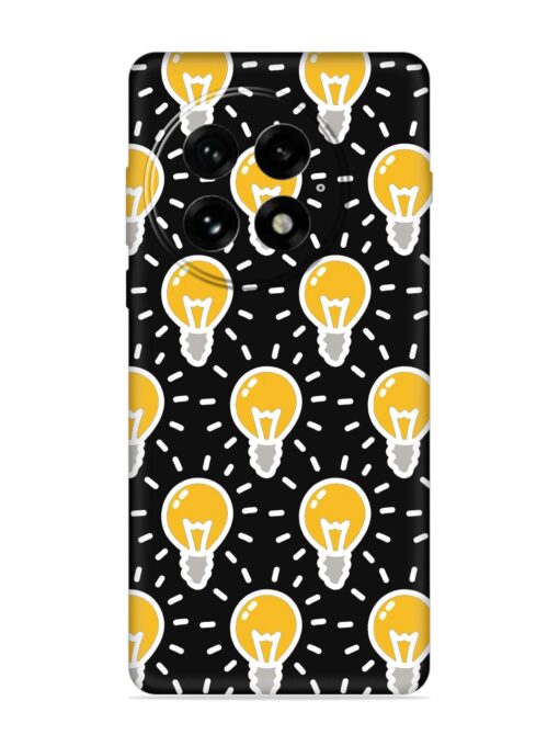 Light Bulb Seamless Embossed Soft Silicone Case for Oneplus 13 (5G)