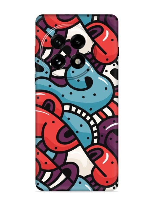 Seamless Backdrop Colorful Embossed Soft Silicone Case for Oneplus 13 (5G)