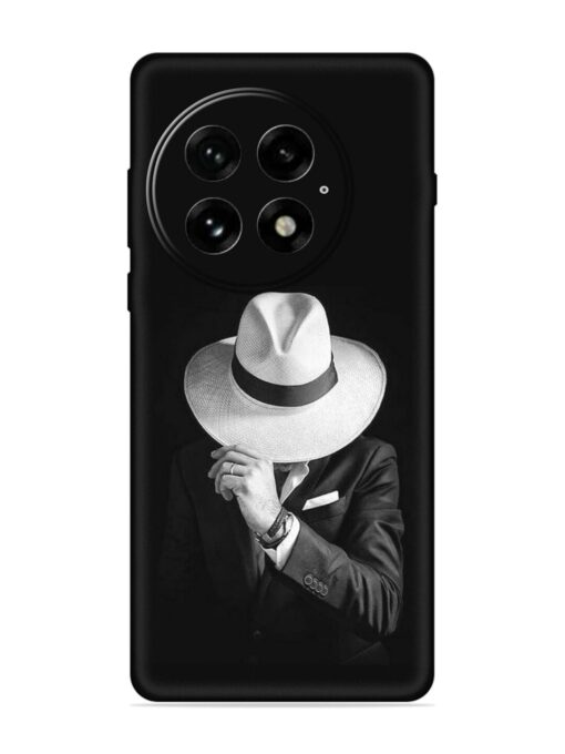 Men Under Hat Embossed Soft Silicone Case for Oneplus 13 (5G)