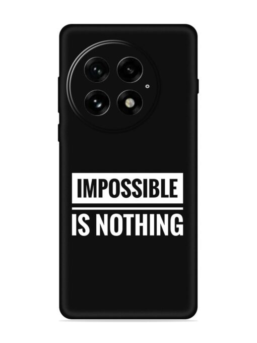 Impossible Is Nothing Embossed Soft Silicone Case for Oneplus 13 (5G)