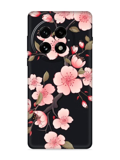 Cherry Blossom Embossed Soft Silicone Case for Oneplus 13 (5G)