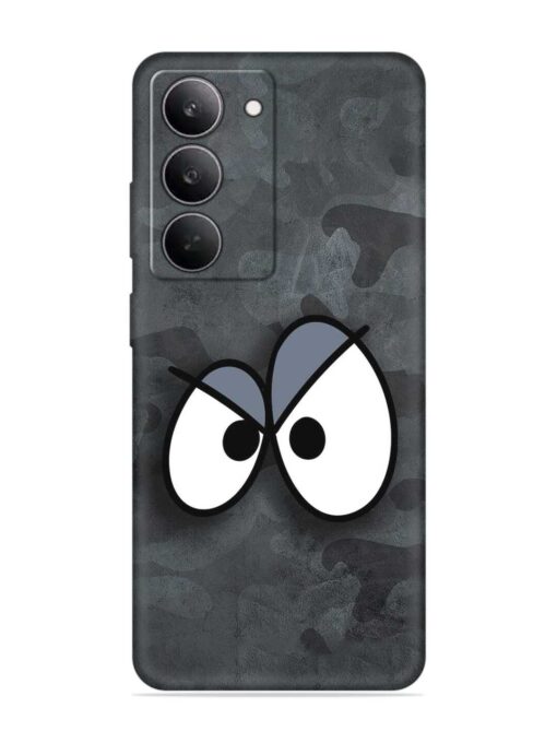 Big Eyes Night Mode Embossed Soft Silicone Case for Realme 14X (5G)