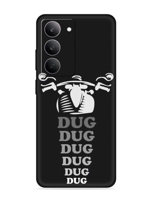 Dug Dug Dug Embossed Soft Silicone Case for Realme 14X (5G)