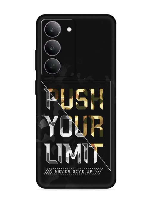 Push Your Limits Embossed Soft Silicone Case for Realme 14X (5G)