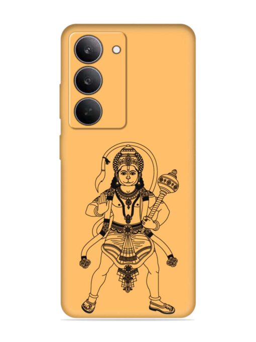 Indian God Hanuman Embossed Soft Silicone Case for Realme 14X (5G)