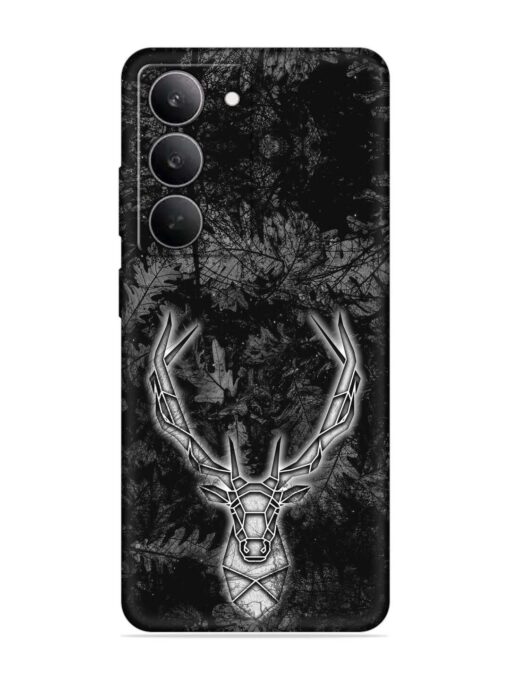 Ancient Deer Embossed Soft Silicone Case for Realme 14X (5G)